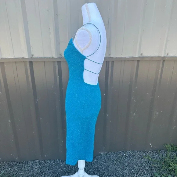 Vintage 1990s Jodi Kristopher Sparkly Gown - Picture 6 of 7